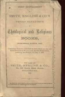 1867 Theological & Religious Books Catalog