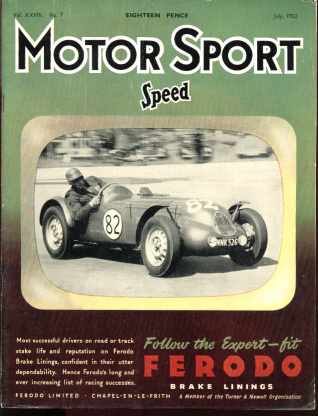 Motor Sport Speed July 1952 British; Races