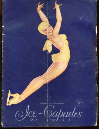 Ice Capades 1946 Petty Beautiful Art Cover