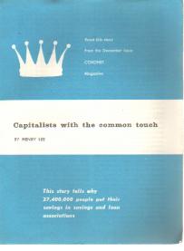 Capitalists wtih the Common Touch 1960 S&L ad