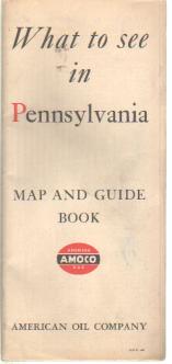 American Oil Co What to see in Pa 1941 book