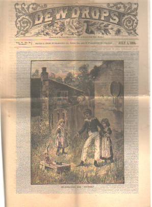 DewDrops 7/1/1894 Childs Sunday School Paper