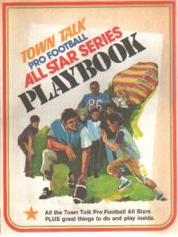 Town Talk Football All Star Playbook 1975
