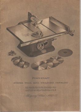 Wards Powr-Kraft Tool Catalog 1952-53