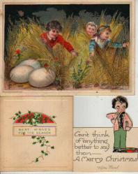 Beautiful Victorian Trade Card-Easter w bonus