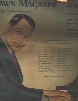 Dawn Magazine 7/74 Duke Ellington cover Dawn Magazine 7/74 Duke Ellington cover