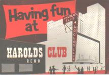 Having Fun at Harolds Club Reno NV 1955