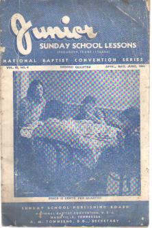 Nat'l Baptist Jr Sunday School Spring 1954 Nat'l Baptist Jr Sunday School Spring 1954