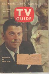 Ronald Regan TVGuide 5/27/61 w Dorothy Malone