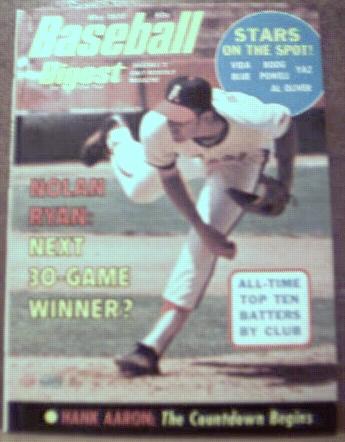 Baseball Digest May 1973 Nolan Ryan cover