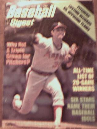 Baseball Digest July 1975 Nolan Ryan cover
