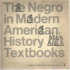 The Negro in Mod American History Texts 1966