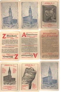 Montgomery Ward 1905 Complete Card Game