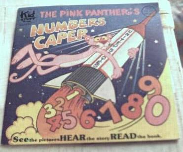 Pink Pnathers Numbers Caper Record/Book 1981
