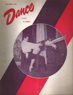 Dance Magazine 10/1949 Roland Petit; Rambert