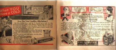 Dr Miles Joke Book 1930s AlkaSeltzer Nervine