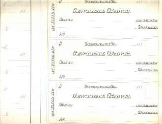 1880 Business Checks Unused Sheet Pittsburgh