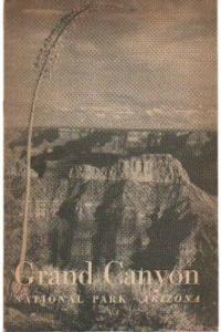 Grand Canyon National Park 1954 Brochure