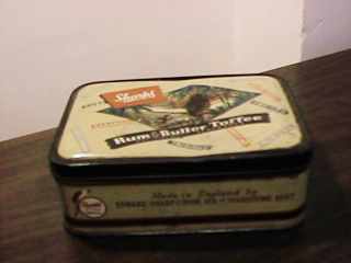 English Toffee Tin Sharps circa 1940s tropics