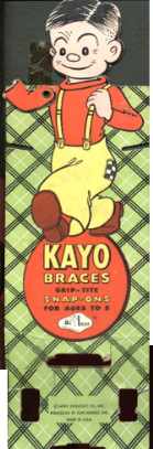 Kayo by Toni Mendez die cut swing arm 1930s
