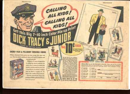 Dick Tray & Junior Color Print Ad 1940s?