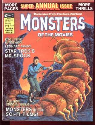 mr spock cover interview monsters of SciFi