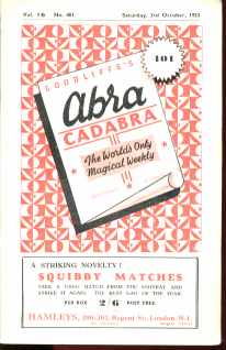 goodliffes abra cadabra 401 oct 3 1953