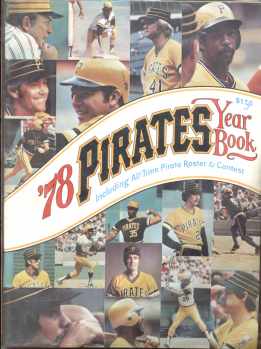 Pirates yearbook 1978 all time Roster