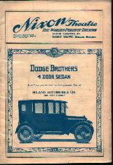 Nixon Theatre Magazine from December 1,1919