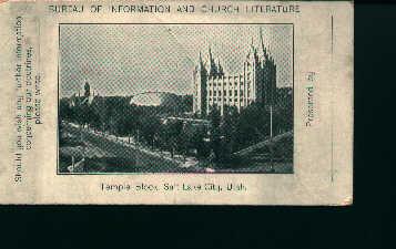 Temple Block at Salt Lake City Utah