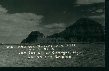 Photo Card of Granger Wyoming