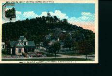 Welcome Sign on East Mountain, Texas