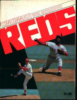 Cincinatti Reds 1983 Scorebook!