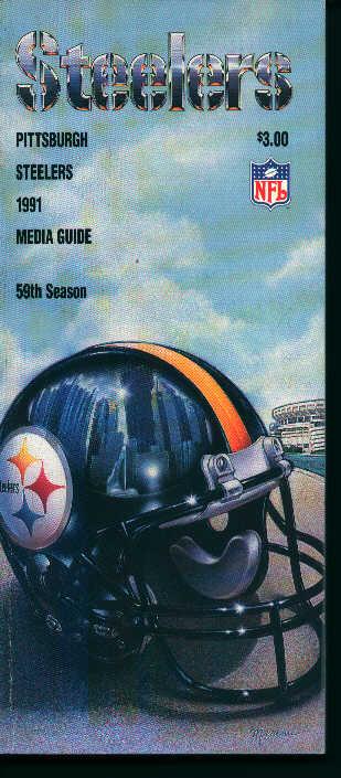 Steelers Media Guide from 1991