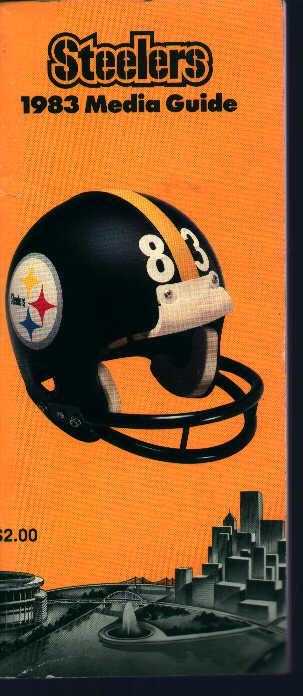 Steelers Media Guide from 1983 Player Profile