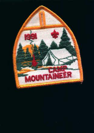 1991 Camp Mountaineer Patch! Unused! ATC!