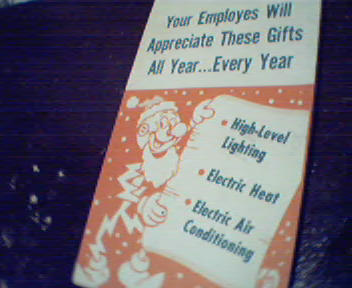 Allegheny Power Notepad-Redi Kilowat Santa!