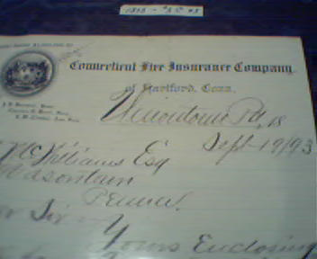 Coneticut Fire Insurance Company Letterhead