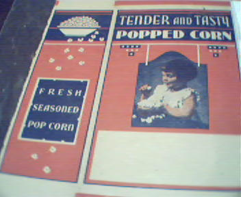 Color Popcorn box from 1900's!