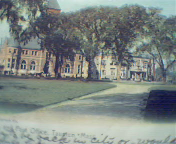 Taunton Mass. Post Office with Postmark!