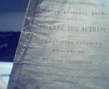 Adrienne published by Samuel French c1860!