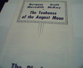 The Teahouse of August Moon-Burgess Meridet