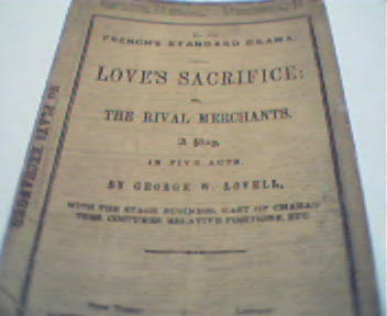Love's Sacrifice by Samuel French from c1860