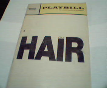 Playbill-10/69-Hair with Keith Carradine!