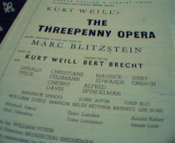 The Three Penny Opera-Kurt Weil,Jerry Orbach
