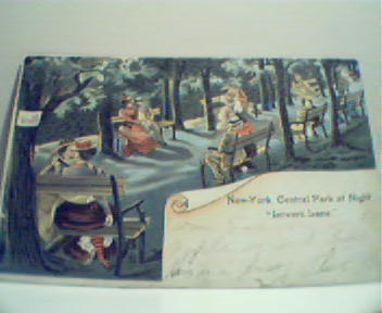 New York Central Park Color Card from 1907!