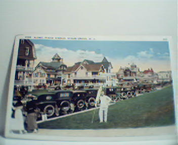 View Along Ocean Ave, in NJ! Cars from 20's