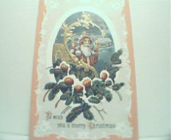 To Wish You a Merry Christmas! Color! Santa