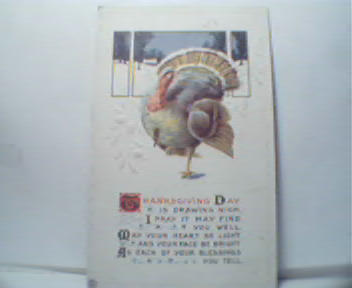 Thanksgiving with Turkey and Poem! Color!