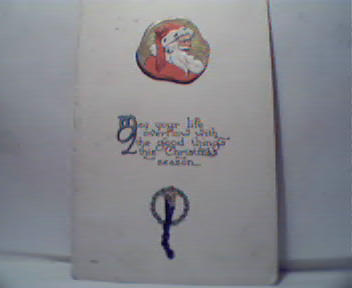 Santa Claus on Front with Stocking! Color!